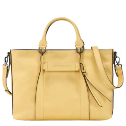 Longchamp 3D L Handbag Wheat - Leather