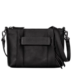 Longchamp 3D S Crossbody Bag Black - Leather