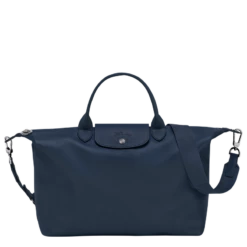Longchamp Le Pliage Xtra L Handbag Navy - Leather