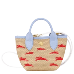 Longchamp Le Panier Pliage XS Basket Sky Blue - Canvas