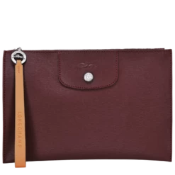 Longchamp Le Pliage City Pouch Plum - Canvas