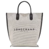 Longchamp Essential M Tote Bag Ecru - Canvas