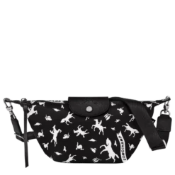 Longchamp Le Pliage Collection XS Crossbody Bag Black - Canvas