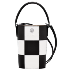 Longchamp Épure XS Crossbody Bag Black/White - Leather