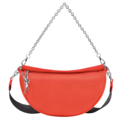 Longchamp Smile S Crossbody Bag Orange - Leather