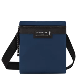 Longchamp Le Pliage Energy S Crossbody Bag Navy - Recycled Canvas