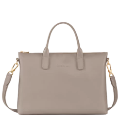 Longchamp Le Foulonné S Briefcase Turtledove - Leather