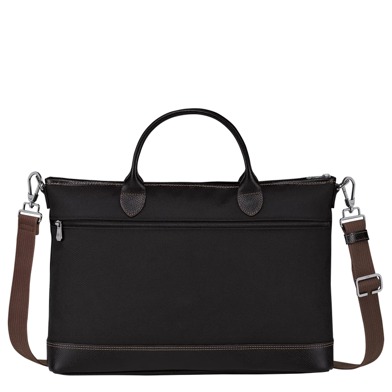 Longchamp Boxford S Briefcase Black - Canvas - Image 4