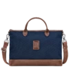Longchamp Boxford S Briefcase Blue - Canvas