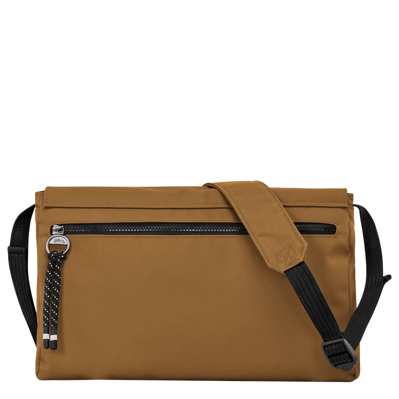Longchamp Le Pliage Energy L Crossbody Bag Tobacco - Recycled Canvas - Image 3