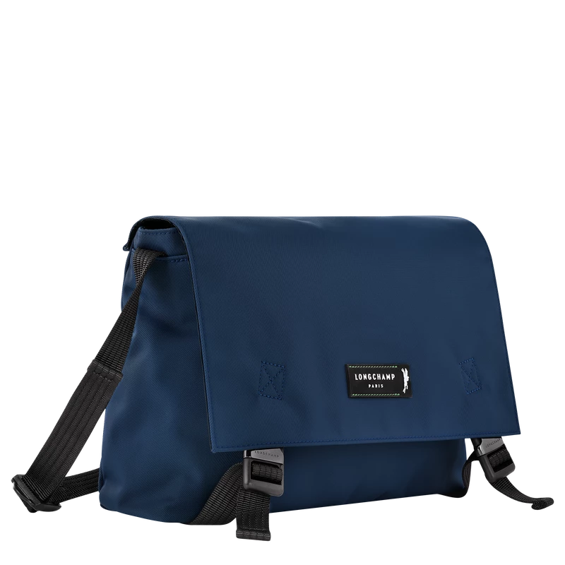 Longchamp Le Pliage Energy L Crossbody Bag Navy - Recycled Canvas - Image 3