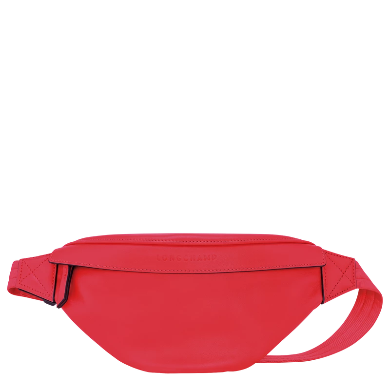 Longchamp 3D M Belt Bag Red - Leather