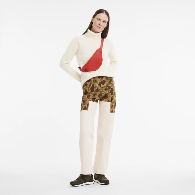 Longchamp 3D M Belt Bag Red - Leather - Image 2