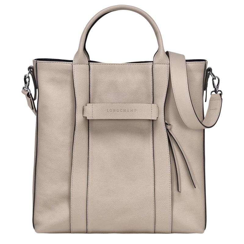 Longchamp 3D L Tote Bag Clay - Leather