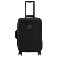 Longchamp Boxford S Suitcase Black - Recycled Canvas