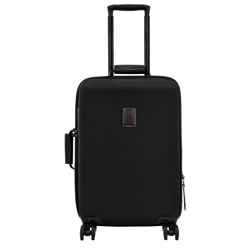 Longchamp Boxford S Suitcase Black - Recycled Canvas