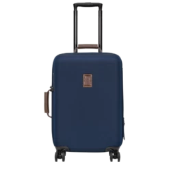 Longchamp Boxford S Suitcase Blue - Recycled Canvas
