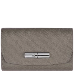 Longchamp Roseau Wallet Turtledove - Leather