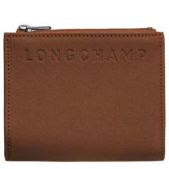 Longchamp 3D Wallet Cognac - Leather