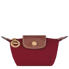 Longchamp Le Pliage Original Coin Purse Red - Recycled Canvas