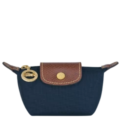 Longchamp Le Pliage Original Coin Purse Navy - Recycled Canvas