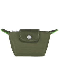 Longchamp Le Pliage Green Coin Purse Forest - Recycled Canvas