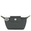 Longchamp Le Pliage Green Coin Purse Graphite - Recycled Canvas