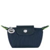 Longchamp Le Pliage Green Coin Purse Navy - Recycled Canvas