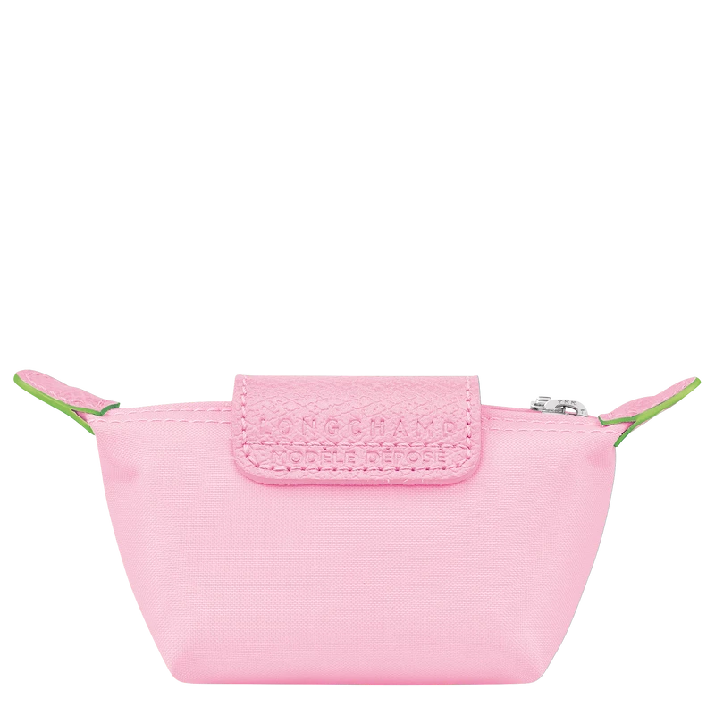 Longchamp Le Pliage Green Coin Purse Pink - Recycled Canvas - Image 2