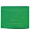 Longchamp Le Foulonné Wallet Lawn - Leather