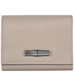 Longchamp Roseau Essential Wallet Clay - Leather