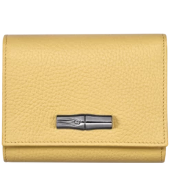 Longchamp Roseau Essential Wallet Wheat - Leather