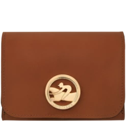 Longchamp Box-Trot Wallet Cognac - Leather