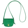 Longchamp Épure Coin Purse With Leather Lace Green - Leather