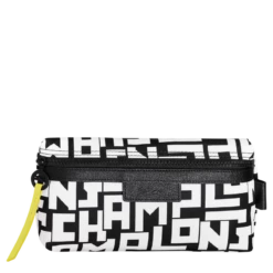 Longchamp Le Pliage LGP Pouch Black/White - Canvas