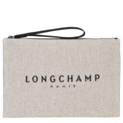 Longchamp Roseau Pouch Ecru - Canvas