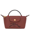 Longchamp Le Pliage Xtra Pouch Mahogany - Leather