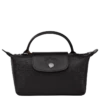 Longchamp Le Pliage City Pouch With Handle Black - Canvas