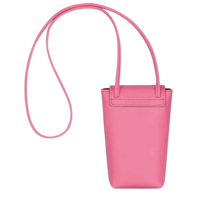 Longchamp Le Pliage Xtra Phone Case With Leather Lace Pink - Leather - Image 4