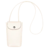 Longchamp Le Pliage Xtra Phone Case With Leather Lace Ecru - Leather