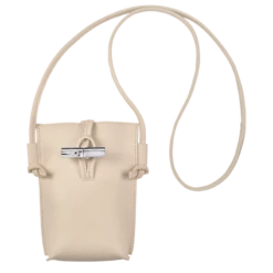 Longchamp Roseau Phone Case With Lace Paper - Leather