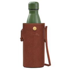 Longchamp Épure Bottle Holder Brown - Leather