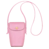 Longchamp Épure Phone Case With Leather Lace Pink - Leather