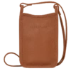 Longchamp Le Foulonné Phone Case Caramel - Leather