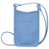 Longchamp Le Foulonné Phone Case Cloud Blue - Leather