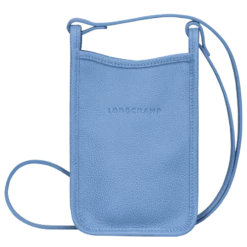 Longchamp Le Foulonné Phone Case Cloud Blue - Leather