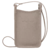 Longchamp Le Foulonné Phone Case Turtledove - Leather