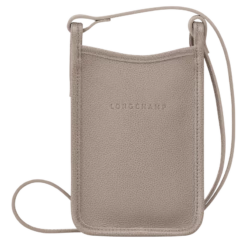 Longchamp Le Foulonné Phone Case Turtledove - Leather