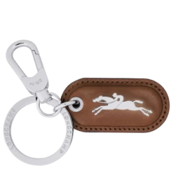 Longchamp Roseau Key Ring Cognac - Leather