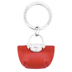 Longchamp Le Pliage Cuir Key Rings Orange - Leather